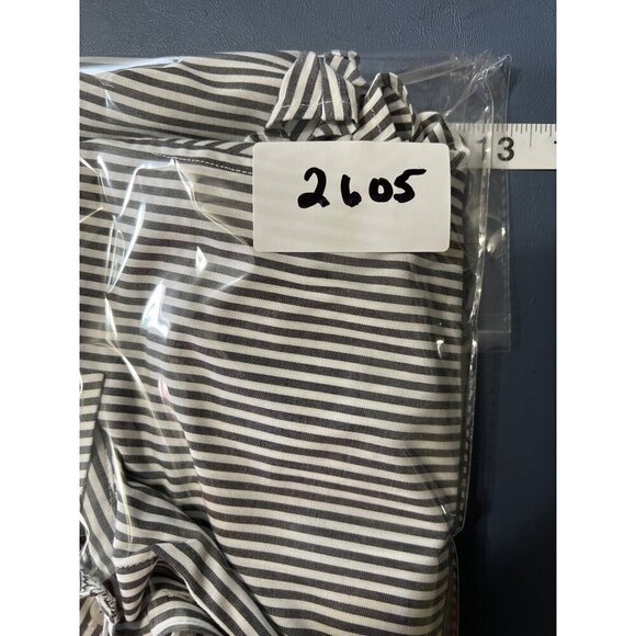 Talbots Wrinkle Resistant Striped Button-Down Shirt Sz  8 Paisley Cuff Travel - Picture 9 of 9